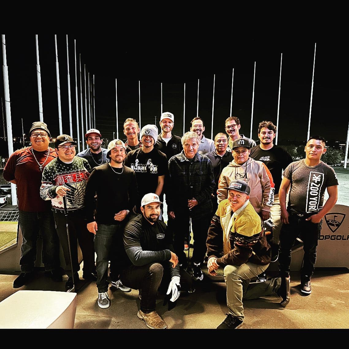 The NexGen Landscaping team together at a company event